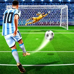 Взломанная Football Strike: Online Soccer (Футбольный забастовка)  [МОД Много монет] - стабильная версия apk на Андроид