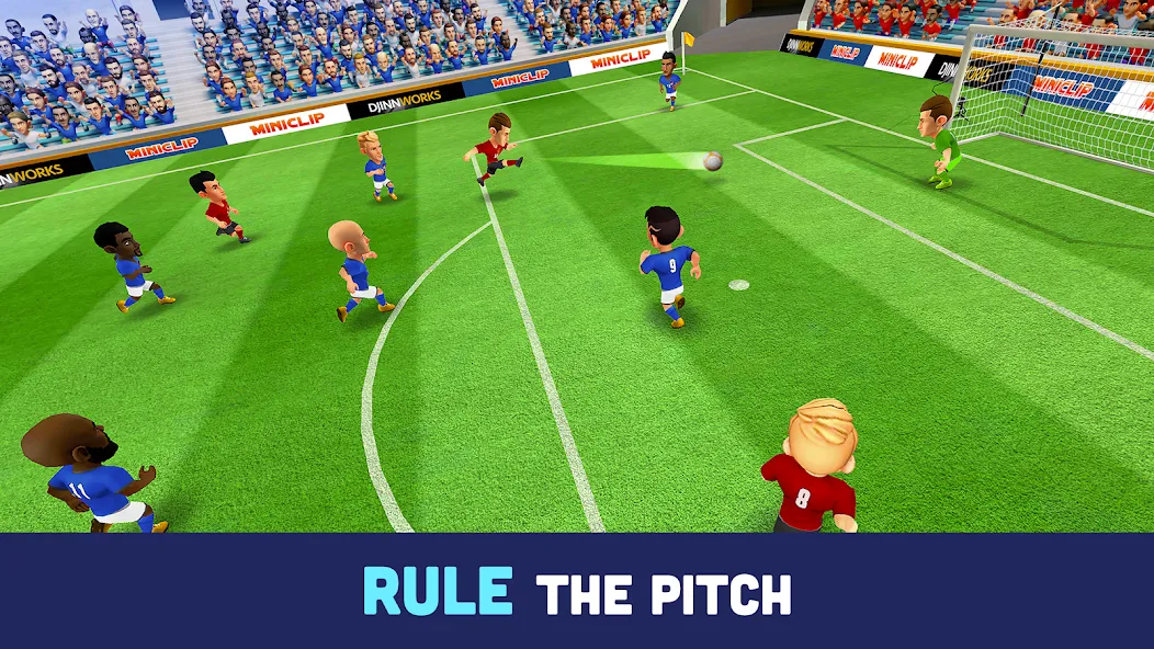 Mini Football - Mobile Soccer (Мини Футбол)  [МОД Много монет] Screenshot 3