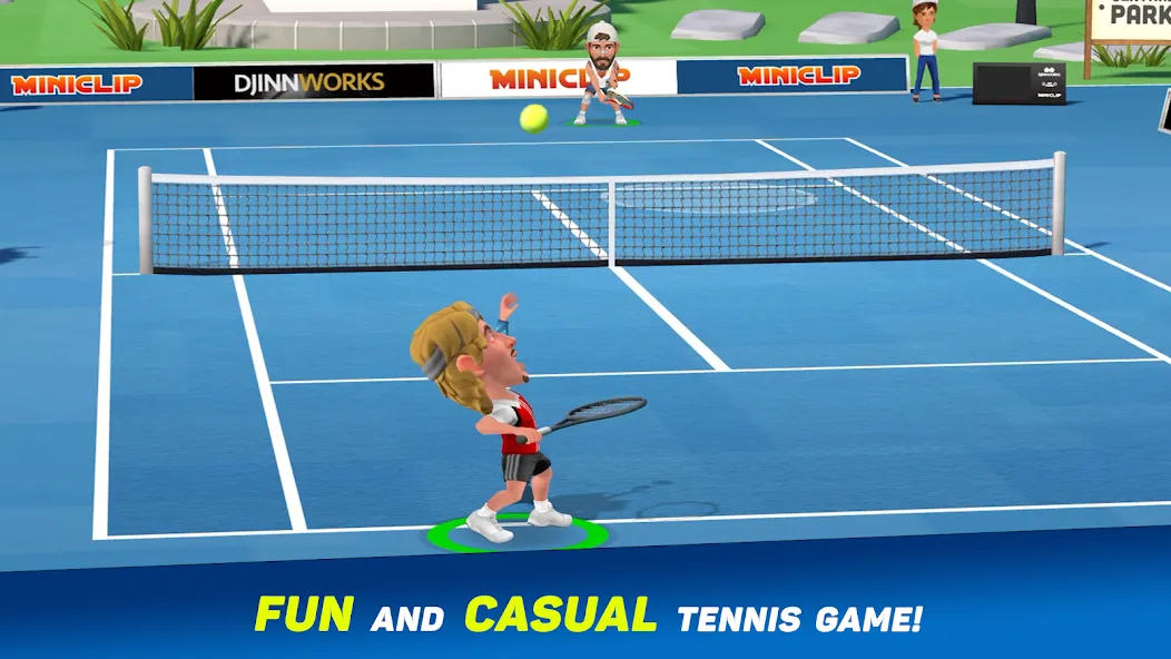 Mini Tennis: Perfect Smash (Мини Теннис)  [МОД Menu] Screenshot 1