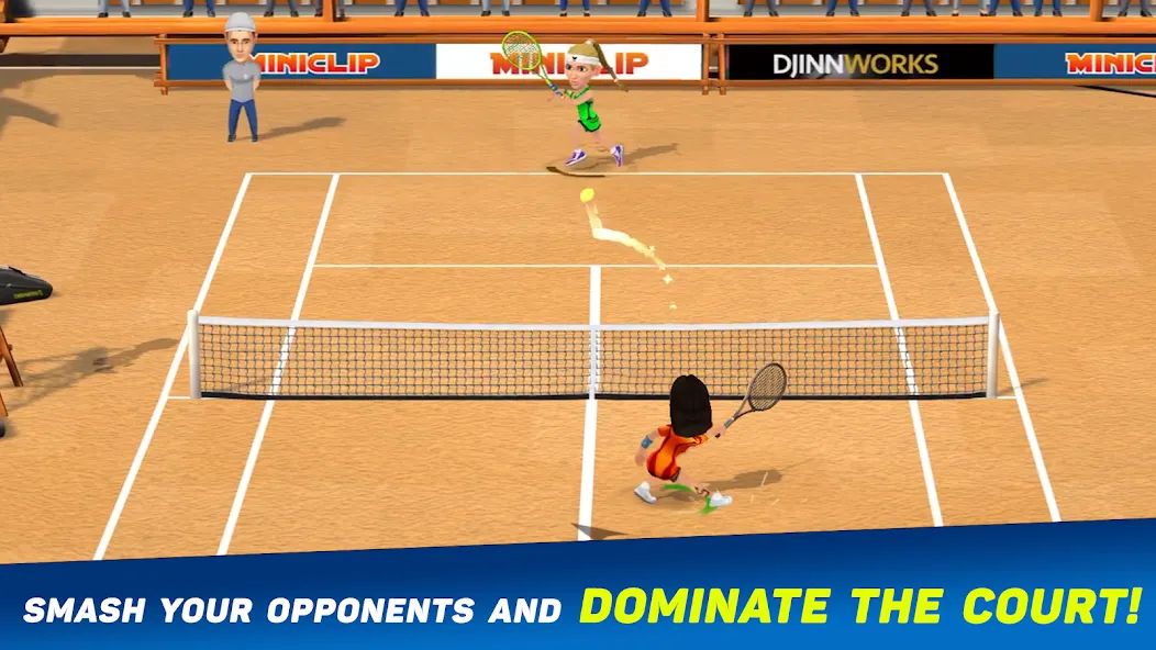 Mini Tennis: Perfect Smash (Мини Теннис)  [МОД Menu] Screenshot 2