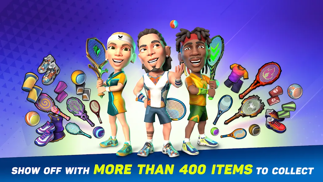 Mini Tennis: Perfect Smash (Мини Теннис)  [МОД Menu] Screenshot 5