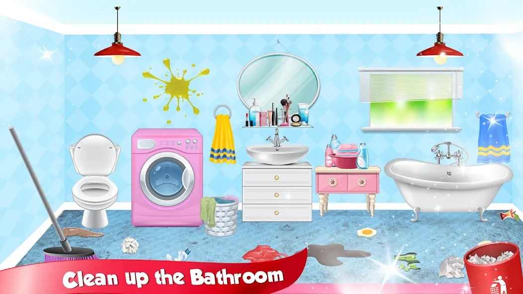 Girl Doll House Design & Clean  [МОД Бесконечные монеты] Screenshot 2