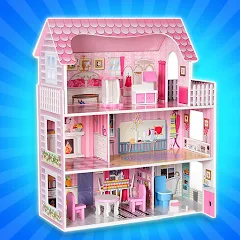 Взлом Girl Doll House Design & Clean  [МОД Бесконечные монеты] - стабильная версия apk на Андроид