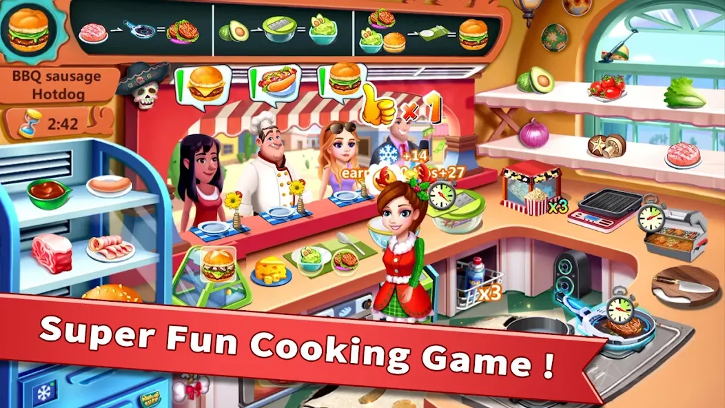 Rising Super Chef - Cook Fast (Райзинг Супер Шеф)  [МОД Много денег] Screenshot 1