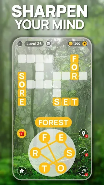 Word Scenery: Crossword (Ворд Трип)  [МОД Много монет] Screenshot 2