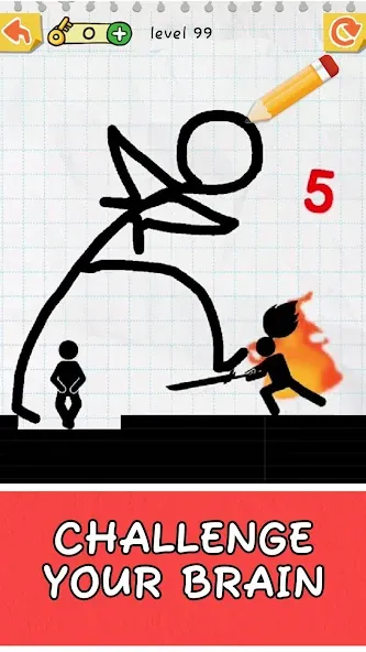 Draw 2 Save: Stickman Puzzle (Дроу 2 Сэйв)  [МОД Бесконечные деньги] Screenshot 5