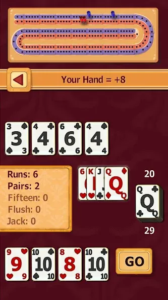 Cribbage (Криббидж)  [МОД Все открыто] Screenshot 3