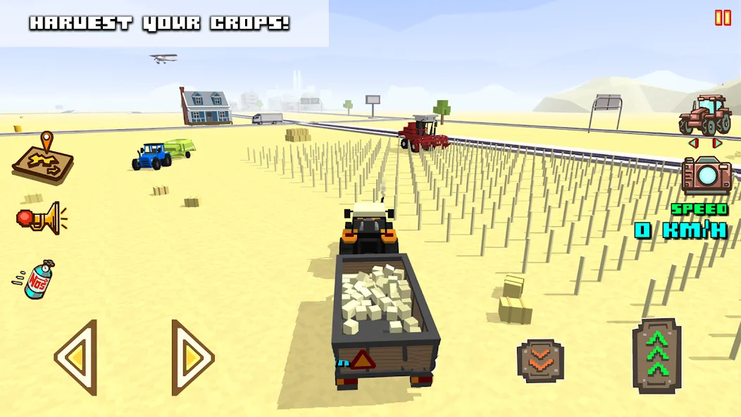 Blocky Farm Racing & Simulator  [МОД Mega Pack] Screenshot 4