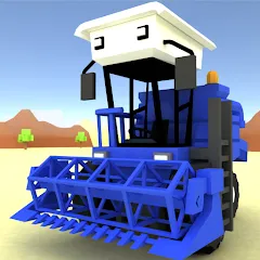 Скачать взлом Blocky Farm Racing & Simulator  [МОД Mega Pack] - стабильная версия apk на Андроид