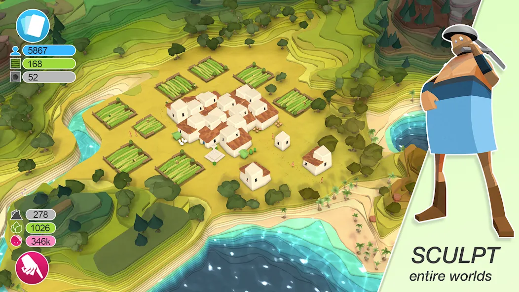 Godus (Годус)  [МОД Много денег] Screenshot 1