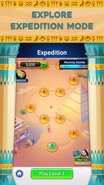 Pyramid Solitaire - Card Games (Пирамида Солитер)  [МОД Бесконечные монеты] Screenshot 1