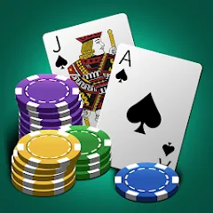 Скачать взлом World Blackjack King  [МОД Много монет] - последняя версия apk на Андроид