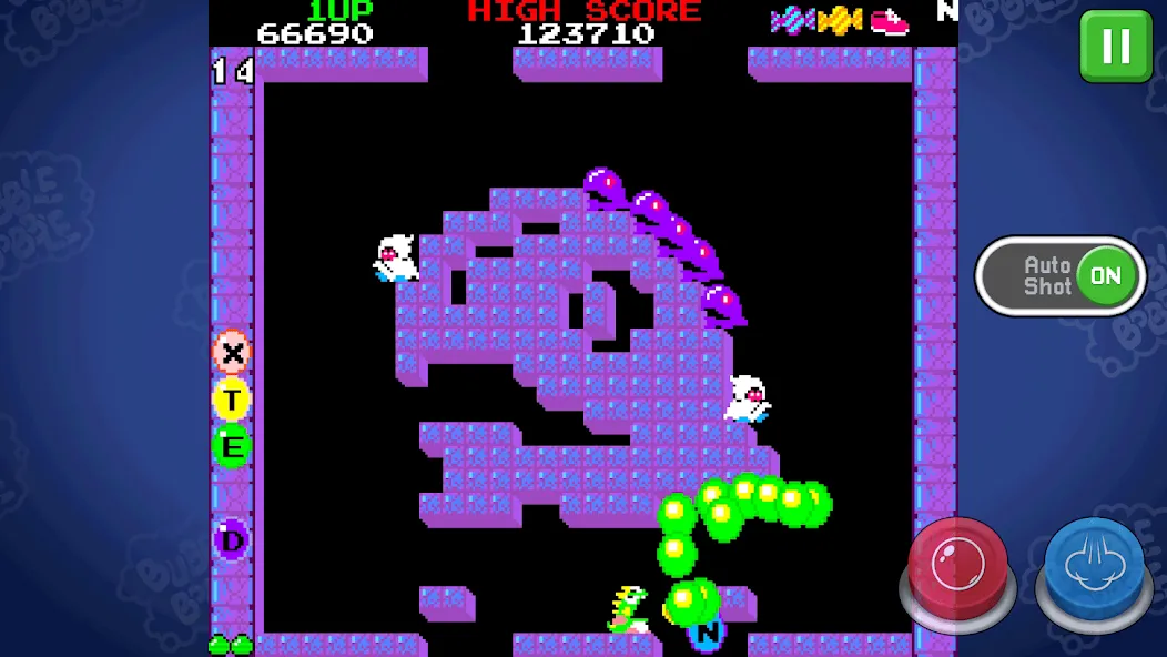 BUBBLE BOBBLE classic (БАБЛ БОББЛ классика)  [МОД Много денег] Screenshot 4