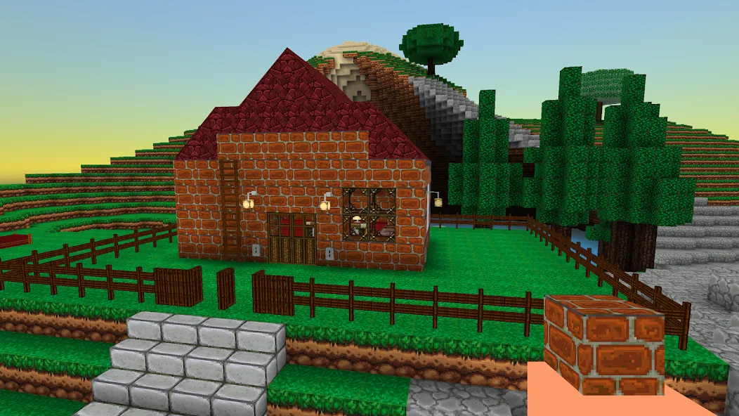 BlockBuild Craft a Dream World (БлокБилд Крафт мира мечты)  [МОД Много монет] Screenshot 2