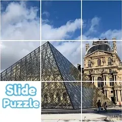 Взломанная Slide Puzzle with your photo (Слайдпазл с вашим фото)  [МОД Меню] - полная версия apk на Андроид