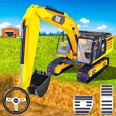 Скачать взломанную Heavy Construction Simulator  [МОД Много денег] - стабильная версия apk на Андроид