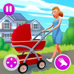 Взломанная Mother Simulator: Family life  [МОД Unlocked] - стабильная версия apk на Андроид