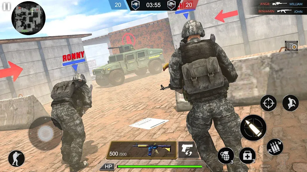 Army Commando Shooting Games  [МОД Unlocked] Screenshot 3