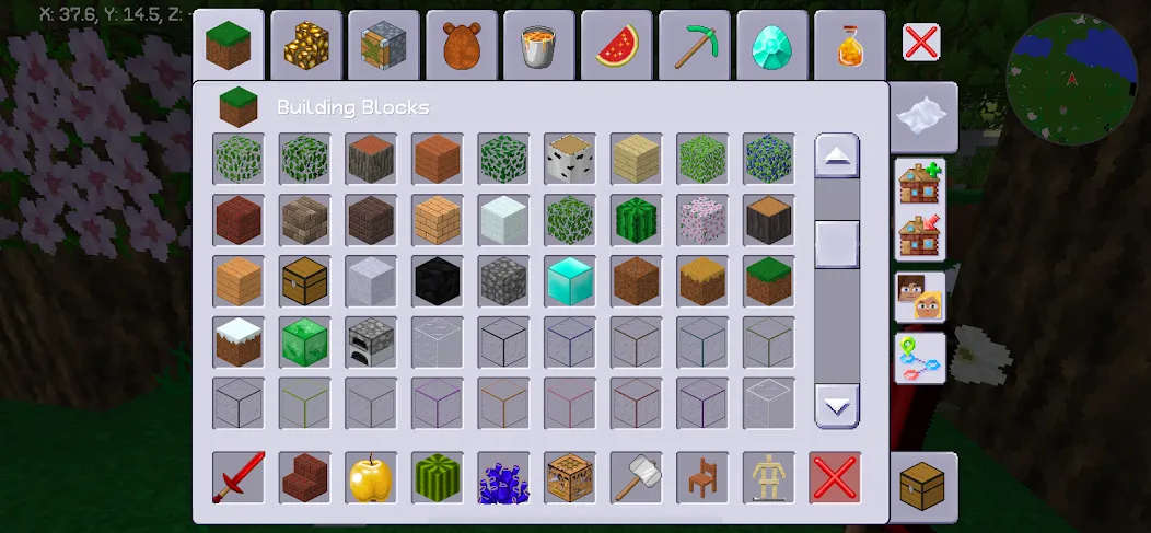 MultiCraft — Build and Mine!  [МОД Все открыто] Screenshot 4