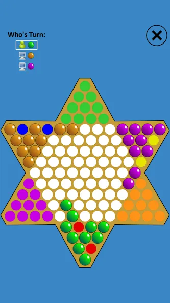 Chinese Checkers Touch (Китайские шашки Тач)  [МОД Бесконечные деньги] Screenshot 2