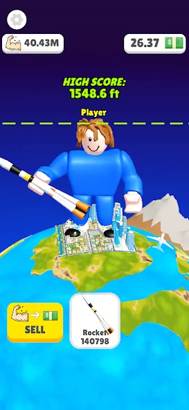 Lifting Hero (Лифтинг герой)  [МОД Unlimited Money] Screenshot 3