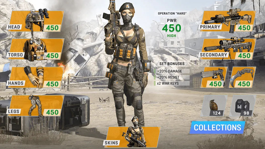 Warface GO: FPS shooting games (Варфейс ГО)  [МОД Menu] Screenshot 3