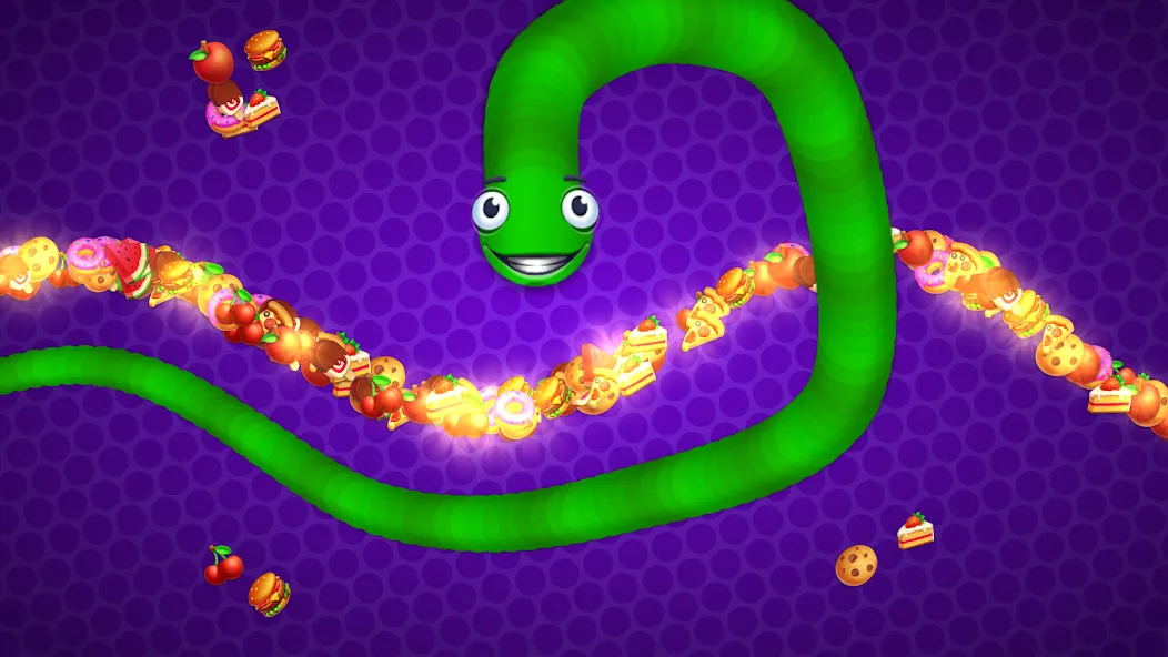 Snake vs Worms: Fun .io Zone  [МОД Меню] Screenshot 5