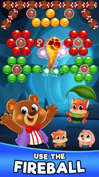 Bubble Friends Bubble Shooter  [МОД Mega Pack] Screenshot 3