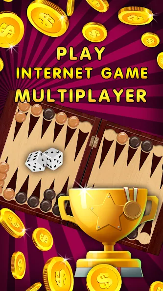 Backgammon Nard offline online  [МОД Unlimited Money] Screenshot 3