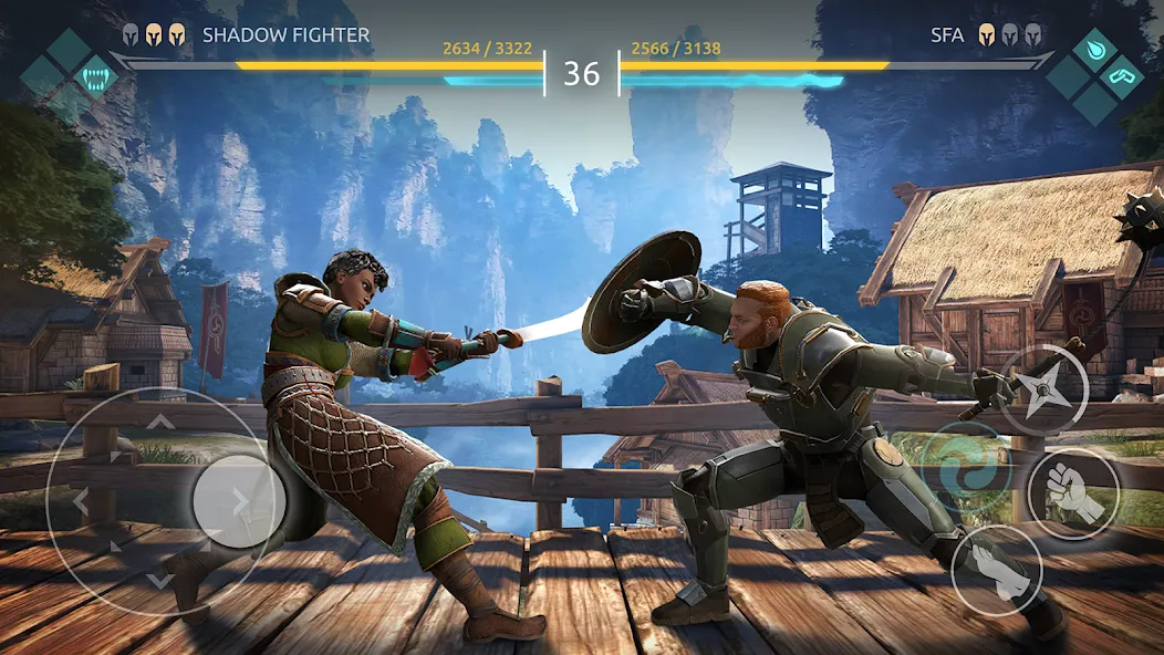 Shadow Fight 4: Arena (Шадоу Файт 4)  [МОД Mega Pack] Screenshot 1