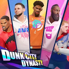 Взлом Dunk City Dynasty (Данк Сити Династия)  [МОД Много монет] - последняя версия apk на Андроид