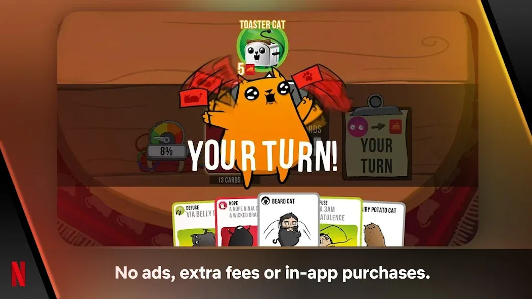 Exploding Kittens - The Game  [МОД Много денег] Screenshot 1