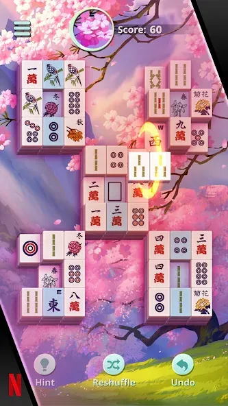 NETFLIX Mahjong Solitaire (НЕТФЛИКС)  [МОД Бесконечные деньги] Screenshot 4