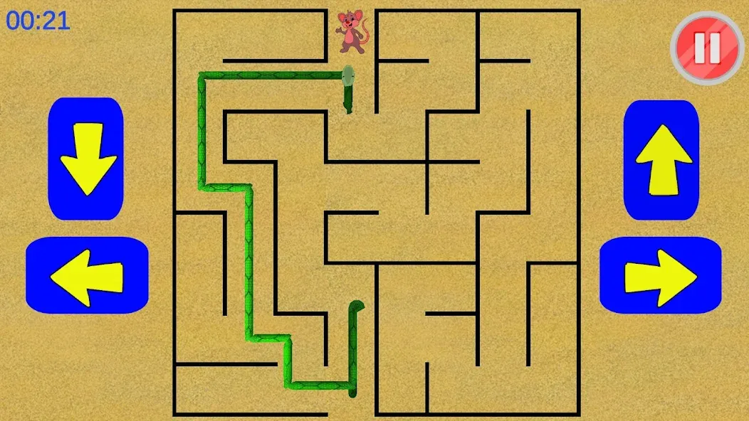 Snake Maze game (Змеиная лабиринтная игра)  [МОД Unlocked] Screenshot 5