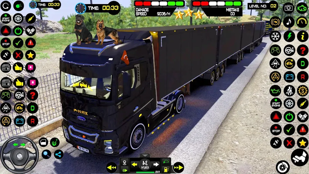 Cargo Truck Driving Truck Game (Ойл трек геймс симулятор 3D)  [МОД Бесконечные деньги] Screenshot 3