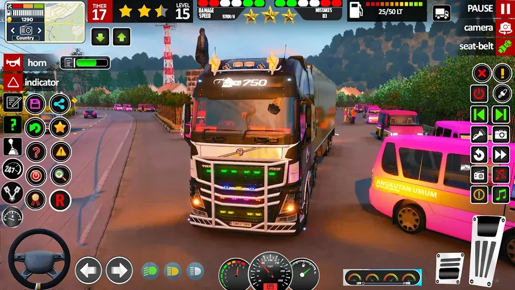 Cargo Truck Driving Truck Game (Ойл трек геймс симулятор 3D)  [МОД Бесконечные деньги] Screenshot 5