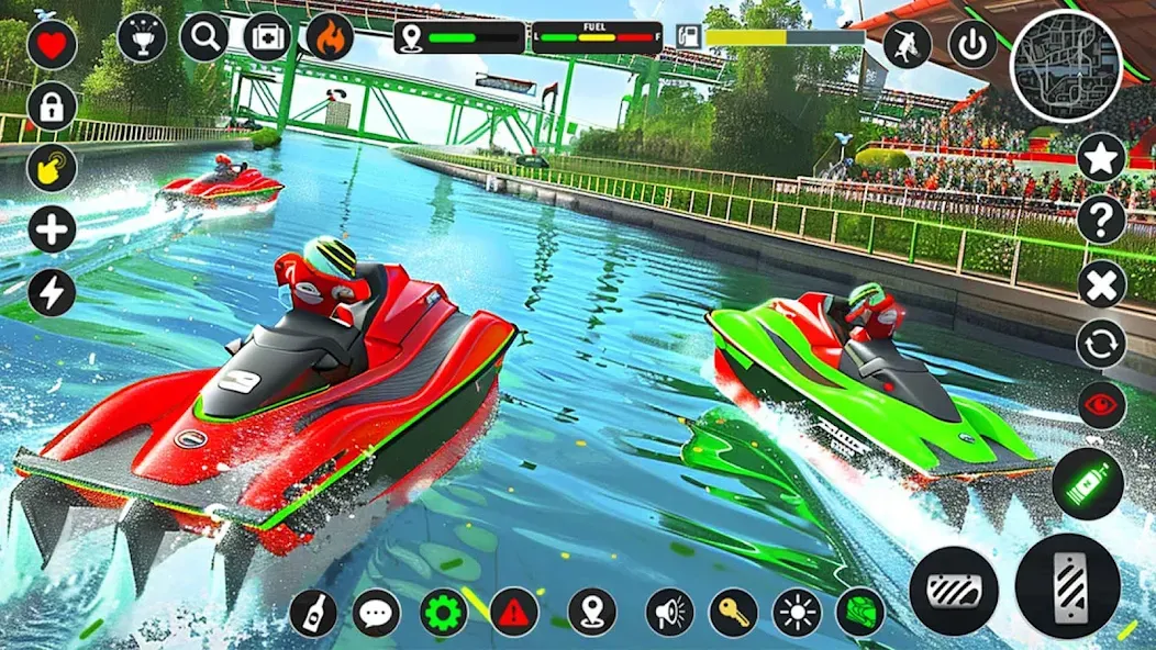 Jetski Boat Racing: Boat Games (Джетски Гонки на лодках)  [МОД Много монет] Screenshot 4