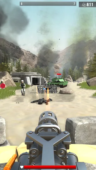 Infantry Attack: War 3D FPS (Инфантерийская атака)  [МОД Unlocked] Screenshot 2