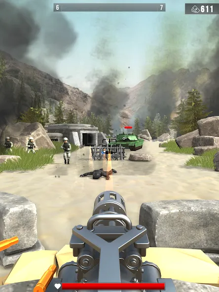 Infantry Attack: War 3D FPS (Инфантерийская атака)  [МОД Unlocked] Screenshot 5