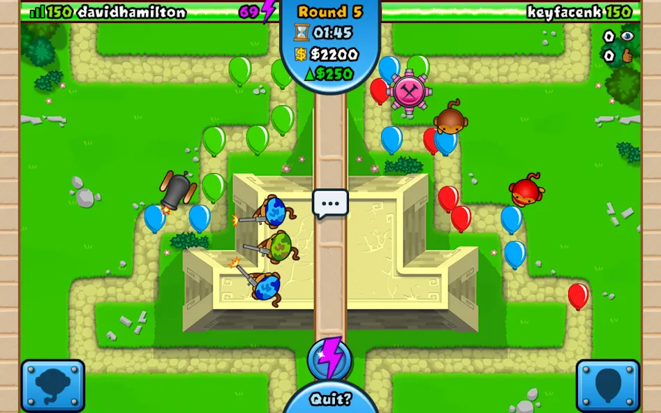 Bloons TD Battles (Блунс ТД Батлз)  [МОД Бесконечные деньги] Screenshot 2