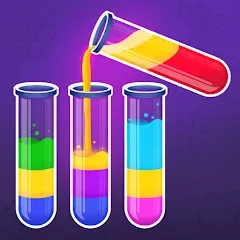 Скачать взлом Color Water Sort Wooden Puzzle (Цвет воды Сорт Вуди Пазл)  [МОД Много монет] - последняя версия apk на Андроид