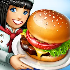 Скачать взломанную Cooking Fever: Restaurant Game  [МОД Menu] - последняя версия apk на Андроид