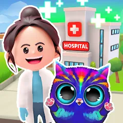 Взломанная Cute Animals: Pet Doctor (Мрдж Кьют Энималс)  [МОД Menu] - полная версия apk на Андроид