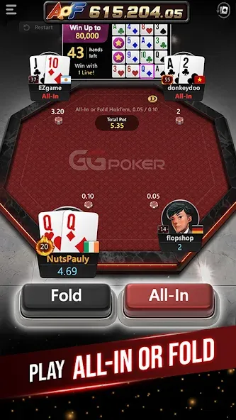 GGPoker UK - Real Online Poker (Покер Великобритания)  [МОД Mega Pack] Screenshot 5