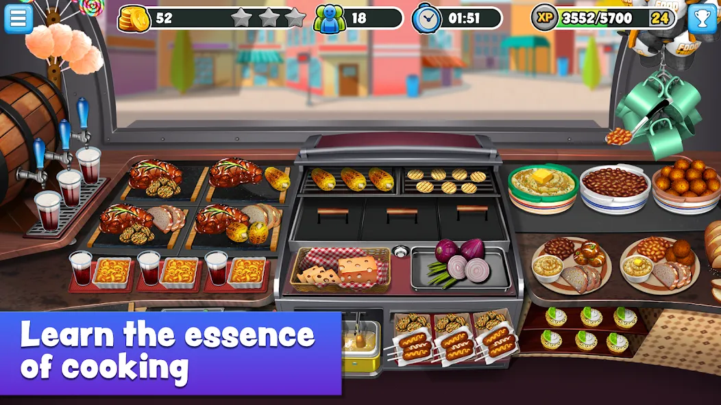 Food Truck Chef™ Cooking Games (Фуд Трак Шеф)  [МОД Menu] Screenshot 1