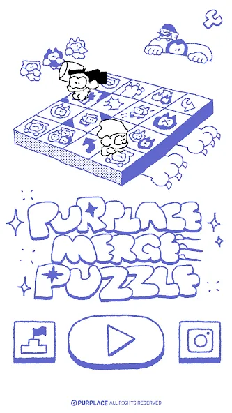 PURPLACE Merge Puzzle (Парплейс Мрдж Паззл)  [МОД Menu] Screenshot 1