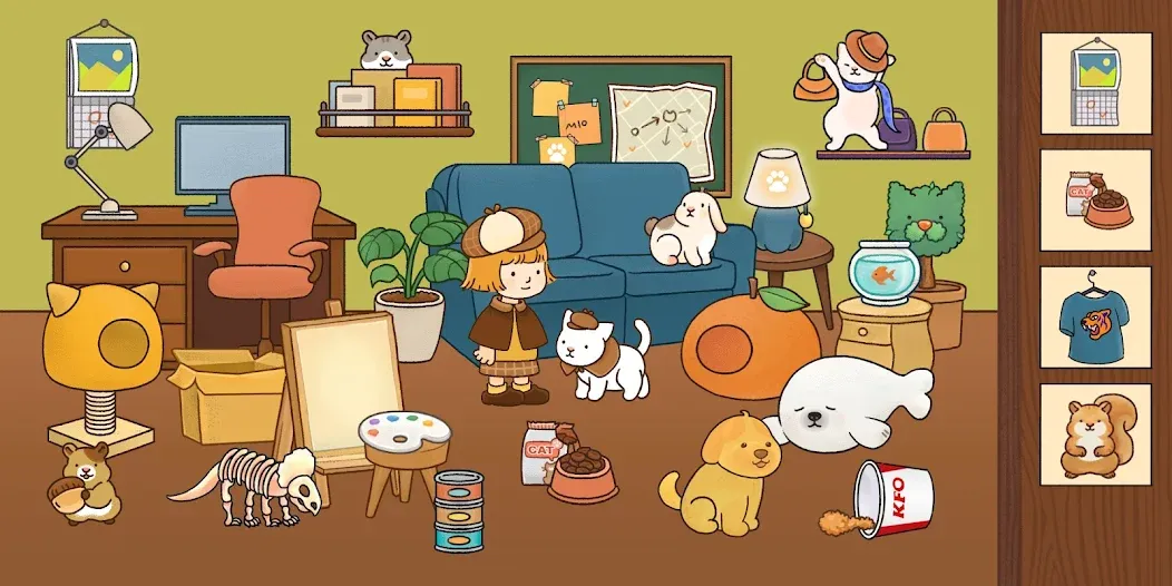 Find Hidden Cats—Detective Mio  [МОД Unlocked] Screenshot 5