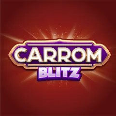 Взломанная Carrom Blitz: Win Rewards (Карром Блиц)  [МОД Все открыто] - полная версия apk на Андроид