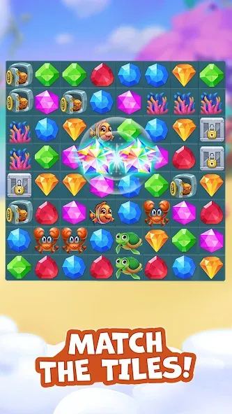 Pirate Treasures: Jewel & Gems  [МОД Unlocked] Screenshot 5