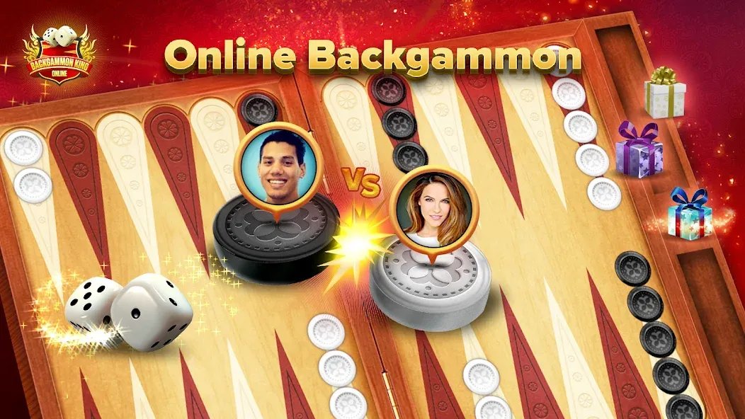 Backgammon King Online  [МОД Все открыто] Screenshot 1